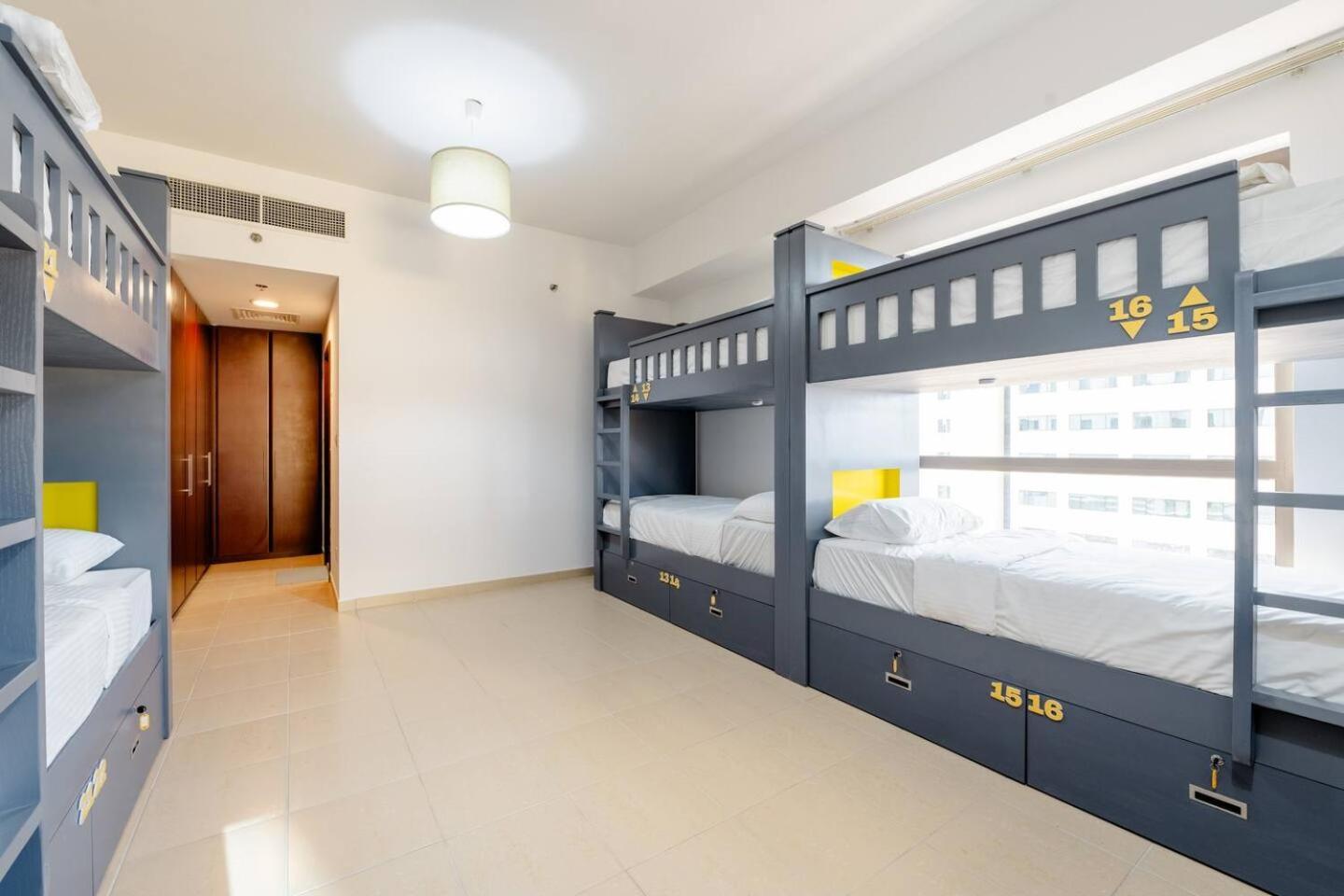 Moonlight Hostel Jbr - 2Min Walk To Jbr Beach - Gym - 2Min Metro Station - Poll Dubai Eksteriør bilde