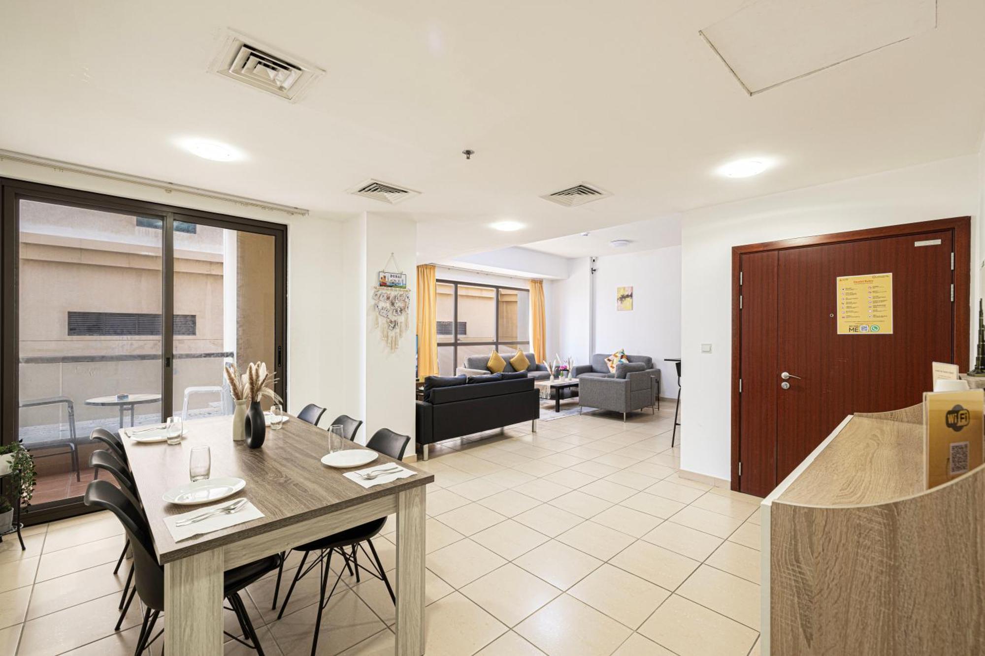Moonlight Hostel Jbr - 2Min Walk To Jbr Beach - Gym - 2Min Metro Station - Poll Dubai Eksteriør bilde